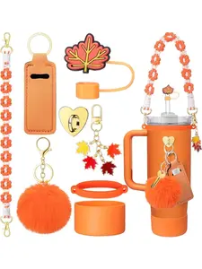 Personalized 40oz Tumbler with Handle, Straw, and Bottle for Kitchenware Drinkware Use