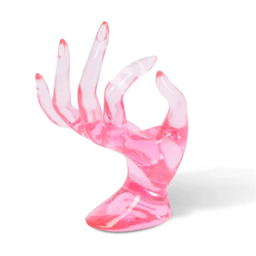 Hand Form Jewelry Display Holder 7 Inch Female Mannequin Stand Support for Bracelets Necklaces Rings Watches Home Organization Trade Shows