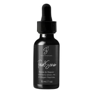 SilverCeuticals' Facial Serum with Triple-Action Nano-Silver Hyaluronic Acid & Marine Collagen Peptides for Skin Repair 30ml