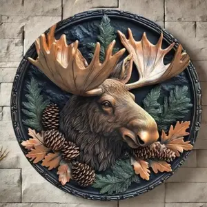 Aluminum Honeycomb Panel Modern Wall Art Large Metal Decoration for Living Room Home Decor