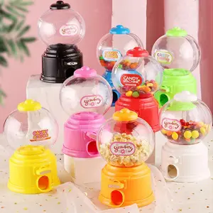Mini Creative Kids Toy Christmas Home Decoration Coin Bank Money Saving Box Candy Machine Birthday Gift Candy Dispenser