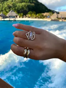 Letter Stackable Rings