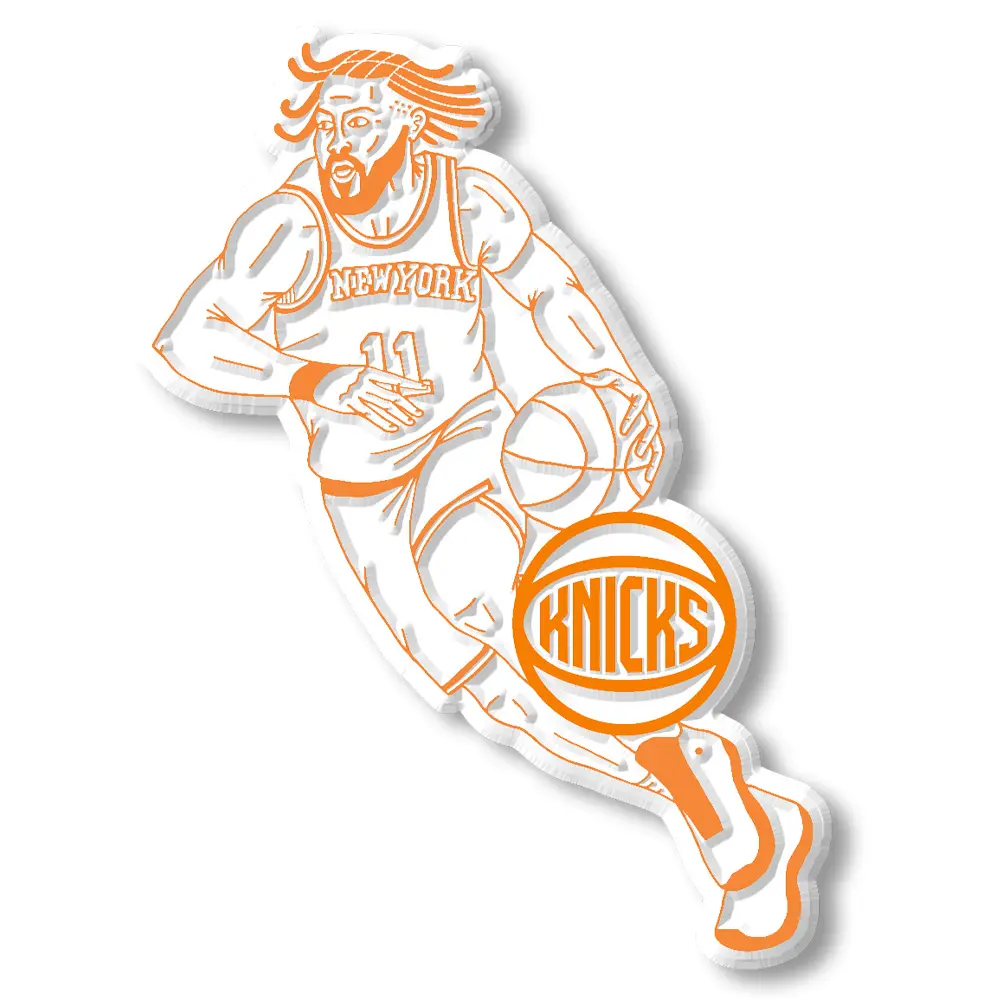 New York Knicks Jalen Brunson by Classic Magnets, 3.6" x 2.6"