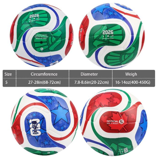 Soccer Balls - Soft Touch Soccer Ball & Air Pump Set - Size 5 - Ideal for Youth & Adults with Unique Design and Convenient Carry Bag
