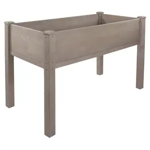 Northlight Wood Raised Garden Bed Planter Box