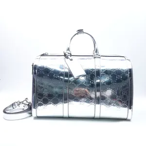 Pre-owned GUCCI calfskin Tote Bags Boston Silver Tote Bag T10383543