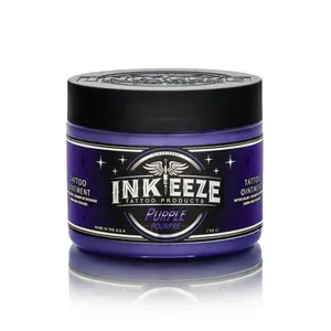 INKEEZE PURPLE 16oz Tattoo Glide For New & Older Tattoos - Safe While Healing - Moisturizes and Rejuvenates Tattoo Aftercare Cosmetics