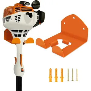 Garage Organizer Wall Hanger - Garden Tool Rack for Grass Trimmer, Hedge Trimmer, Garage Tools