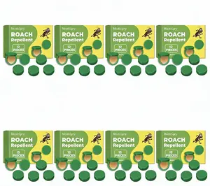 MoonSpryRoach Repellent,Domestic Dormitory KitchenPowerful Cleaning Cockroach ExterminatorCockroach Gel Bait Pest Control Kit RodentRepellent Pouches for Indoor & Outdoor NaturalAnt Killer Defense