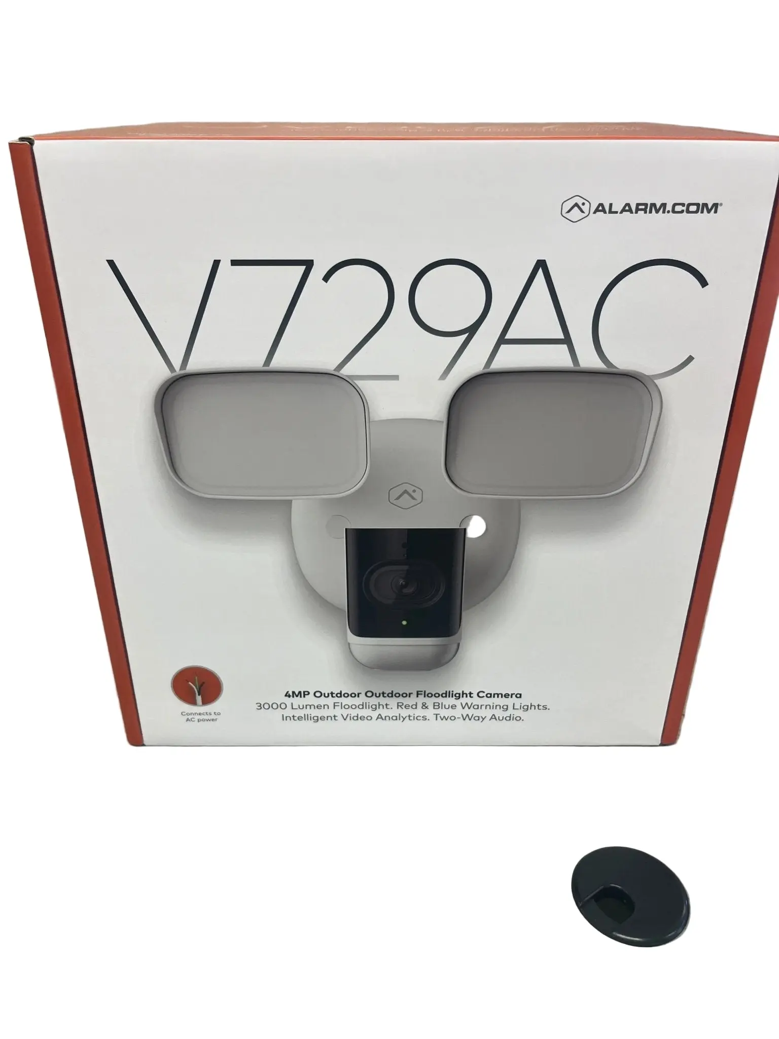 Alarm.com ADC-V729AC 4MP Outdoor Floodlight Camera – 3,000 Lumens