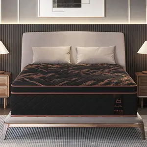 14/12 Inch Twin Full Queen King Size Mattress in a Box,Gel Memory Foam Hybrid Mattress with Individual Pocket Spring for Motion Isolation & Silent Sleep&Lumbar Support & Pressure Relief,Medium Firm