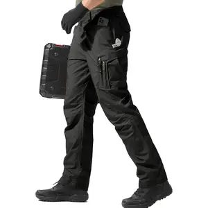 Men's Tactical Pants Water Resistant Ripstop Cargo Work Lightweight EDC Hiking Pants with Multi PocketsGift