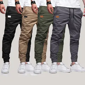 American high-street jogger pants with a drawstring waist, regular fit, embroidered design; suitable as a gift for a husband or boyfriend; ideal for outdoor activities and commuting.