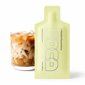 POCA Pistachio Syrup - Sugar-Free, Low Calorie Sweetener for Coffee, Matcha & Drinks | Plant-Based Squeeze Bottle