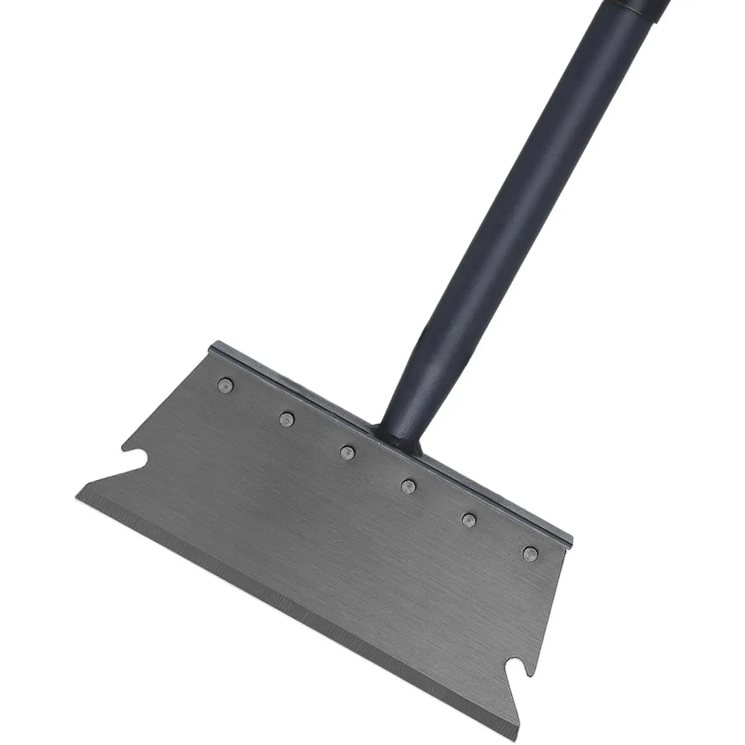Multifunctional Manganese Steel Garden Shovel with 59" Adjustable Pole - Heavy-Duty Tool for Lawn Edging, Weed Removal, Ice Scraping, Durable Design for Comfortable Using Experience