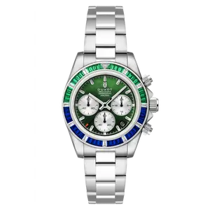Accelero Rainbow Chronograph Green/Stainless Steel | Green Dial
