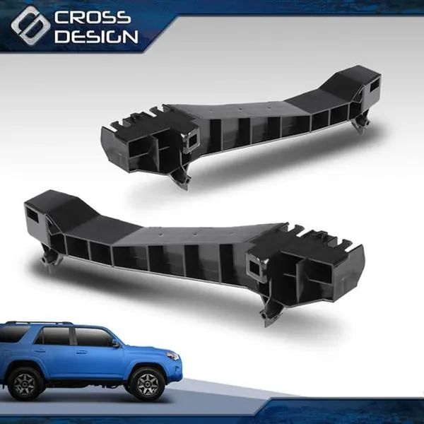 CROSSDESIGN Plastic Headlight Mounting Bracket Set, Left/Right Side, Compatible with 14-23 Toyota 4Runner, Part No. 5213335080