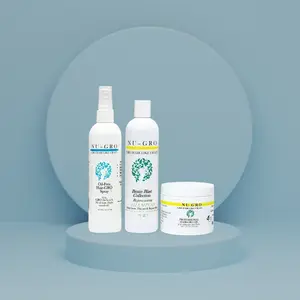 NUGRO Men's Hair-GRO System - 3-Piece Set for Hair Growth and Care (Includes Wash, Spray, and Oil