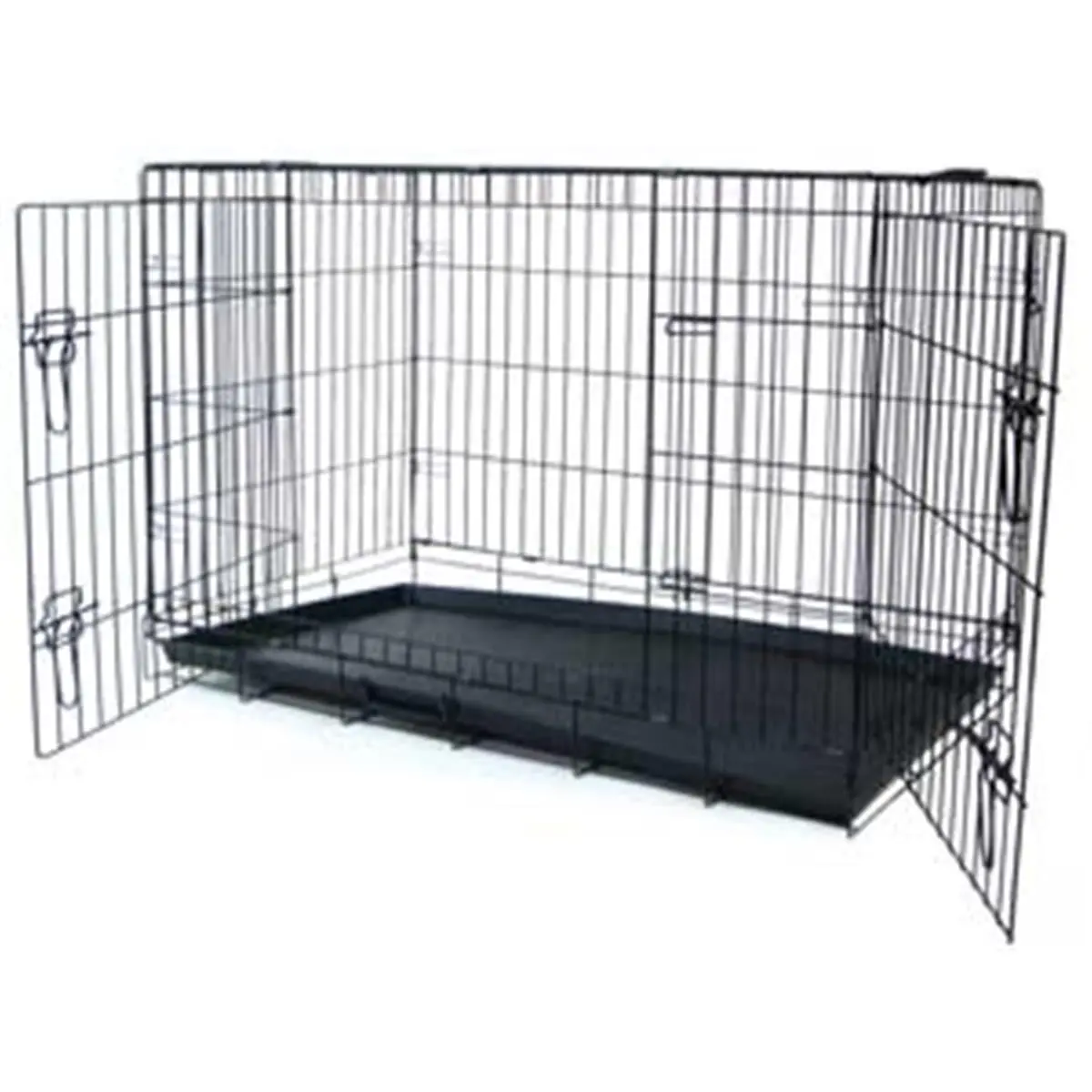 212 MAIN Small Animal Double-Door Metal Wire Enclosure - Rabbit Hutch, 30x21x24 in Kennel, Suitable for Rabbits, Hamsters