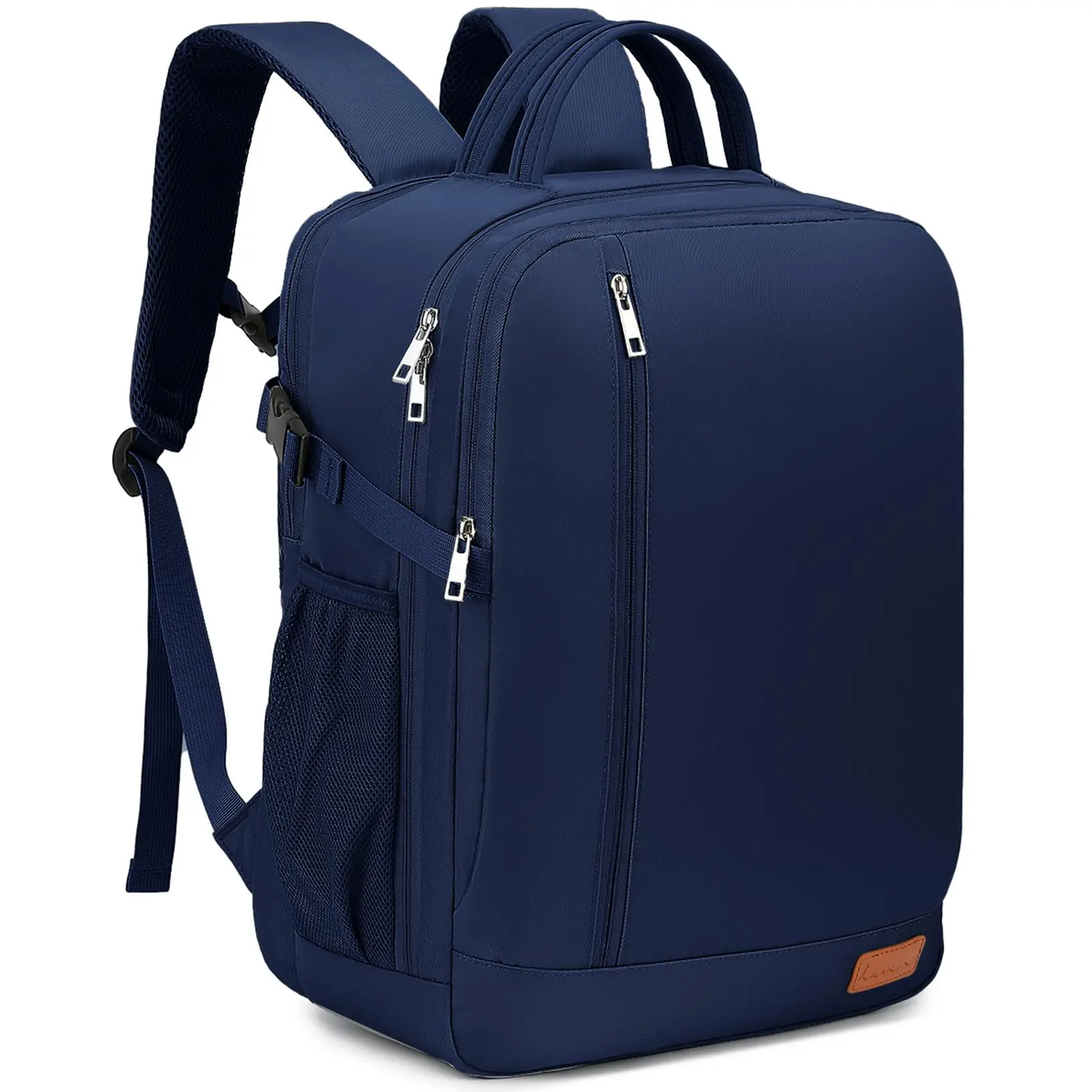 Lossga Men's Travel Backpack, 25L Lightweight Water-Resistant Underseat Carry On Bag, Airline Approved Personal Item for Short Business Trips, Adjustable, International Travel, Short Trips, Underseat Fit, Anti-Theft, Closure-Equipped Backpacks
