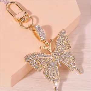 1pc Butterfly Design Bag Charm Keychain, Cute & Stylish Playful Keyring for Handbag, Shoulder Bag & Crossbody Bag, Fashionable Accessory for Party, Holiday & Birthday Gifts