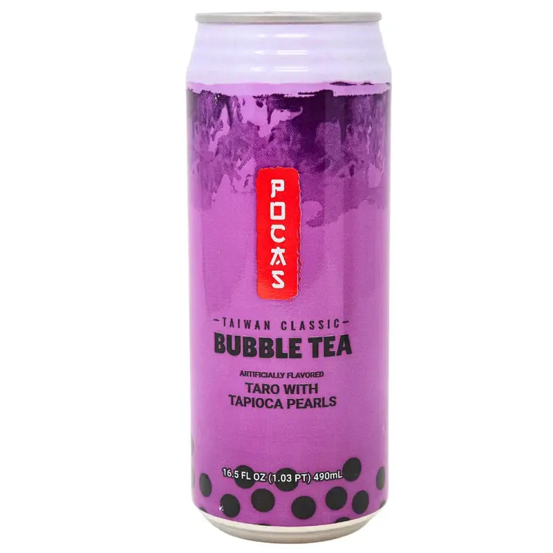 Pocas Bubble Tea with Tapioca Pearls - Taro