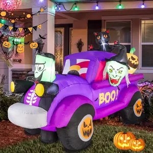 8 Ft Halloween Inflatables Outdoor Decorations