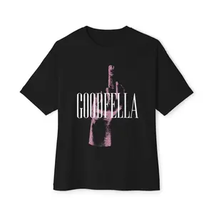 Middle Finger Oversized Boxy Tee