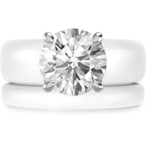 Round Cut CZ Silicone Ring Set for Women, Stackable 2-Ring Set, 7 mm Round Cut CZ | Patented Design - GlowStone Collection