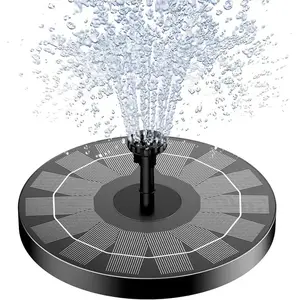 Solar Fountain, 1.5w Solar Panel Kit, Submersible Water Pump for Pond, Pool, Garden, Fish Tank, Outdoor Watering, Bird Bath Fountain Pump, Solar Birdbath Fountains