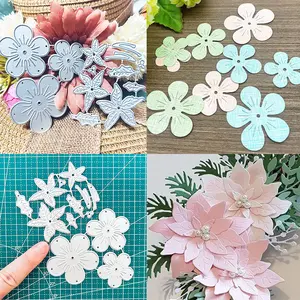 2Pcs flower petals Dies Cuts For Card Making, Cutting Dies, Metal Die Cutting Mold, Scrapbooking Dies, DIY Etched Embossing Stencil For Craft