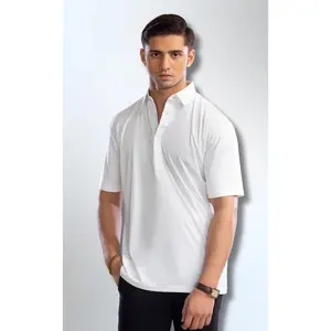 The Dressy Polo Oxford Spread Collar White
