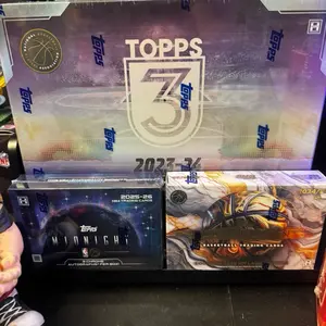 Topps Midnight 25/26 Hobby Box 2024/25 Inception Hobby Box 23/24 Topps 3 Mega Chrome Blaster Boxes Basketball Trading Cards