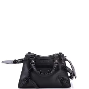 Pre-owned Balenciaga Leather Shoulder Bags Neo Classic City Bag Mini by Rebag