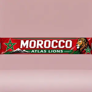 Morocco Flag Scarf – North African Kingdom Pride | Unisex Lightweight Wrap Shawl