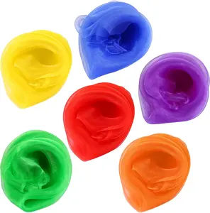 6 Pcs Square Dance Scarves, 24 Inch Juggling Scarves for Magic Trick & Performance,