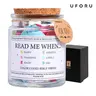 UFORU Christian Bible Verse Glass Jar Boxed Set with 90 Scripture Cards (90 Ways to Hope) - Read Me When Prayer Jar, Religious Gift, Wedding Souvenirs, Party Favors, Gift Bags for Mom, Home & Festive Party Supplies Decor