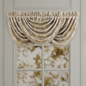 Sondra Gold Waterfall Window Valance