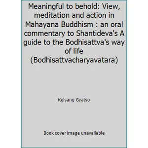 USED-Meaningful to behold: View, meditation and action in Mahayana Buddhism : an oral commentary to Shantideva's A guide to the Bodhisattva's way of life (Bodhisattvacharyavatara) by Kelsang Gyatso (Paperback)