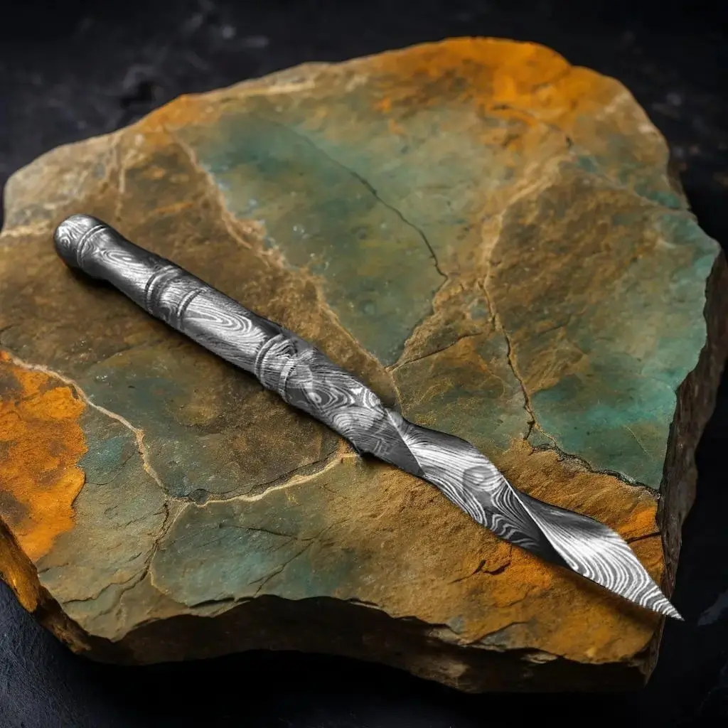 Classic 8.5" Chef's Knife Damascus Custom Handmade Blade Steel Mother's Day. Father's Day Gift #camping #outdoor #EDC  ironfangknife