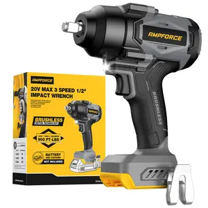 900 Ft-lbs Impact Wrench, 1/2 Compatible DeWALT 20V Tool Only (No Battery Included)