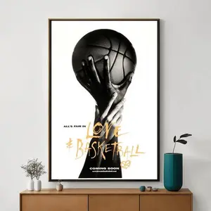 Love And Basketball Movie Poster Unique Cinema Art Fine Art Print Perfect Gift For Film Enthusiasts Home Decor Minimal Posters (No Frame)