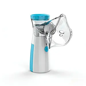 Portable Ultrasonic Mesh Nebulizer – Medical Grade Handheld Inhaler | USB Rechargeable Atomizer for Respiratory Care | Compact Nebulizer Machine for Kids, Adults & Family | Fast Drug Delivery for Cough, Cold & Asthma