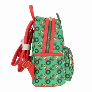 Limited Edition Christmas Present Mini Backpack Gift Bag With Festive Design