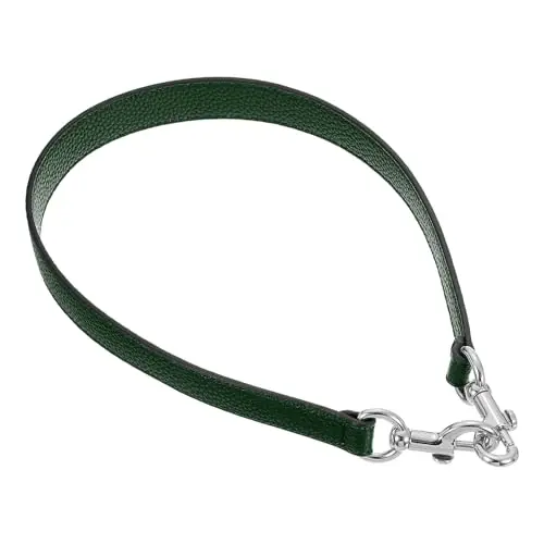 Dark Green, Silver Buckle