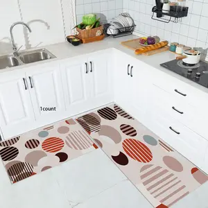 Geometric Pattern Kitchen Runner Rug, 1 Count Non-slip Kitchen Mat, Washable Kitchen Rug, Home Decor for Kitchen Living Room Bedroom