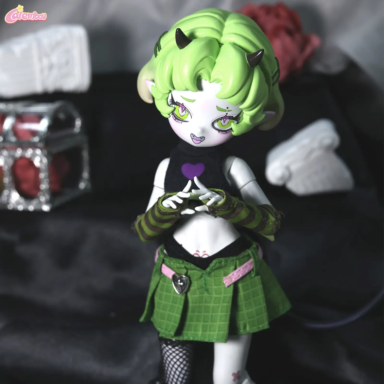 CALEMBOU Cooze Devil Horns Series BJD Blind Box, 1/8 Cute Ball
