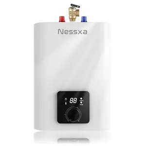 Electric Mini Tank Water Heater, 110V 1500W Point of Use On Demand Under Sink Instant Hot Water Heater for Home Kichen Bathroom