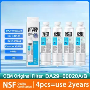 DA29-00020B Refrigerator Water Filter, Replacement Cartridge for Samsung HAF-CIN/EXP/DA29-00020A/DA29-00020C, Reduces 99% of Lead, Chlorine, and Pharmaceuticals, NSF/ANSI 42, 53 & 401 Certified