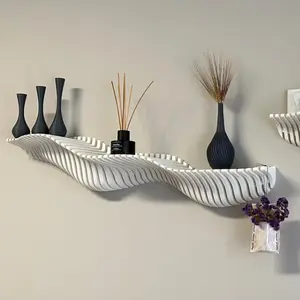 Dyno Wave Shelf – Symmetric Curved Shelves with Concealed Screws